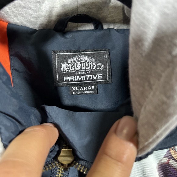 Primitive x My Hero Academia Shoto Todoroki Bomber Jacket Size XL - Picture 4 of 4